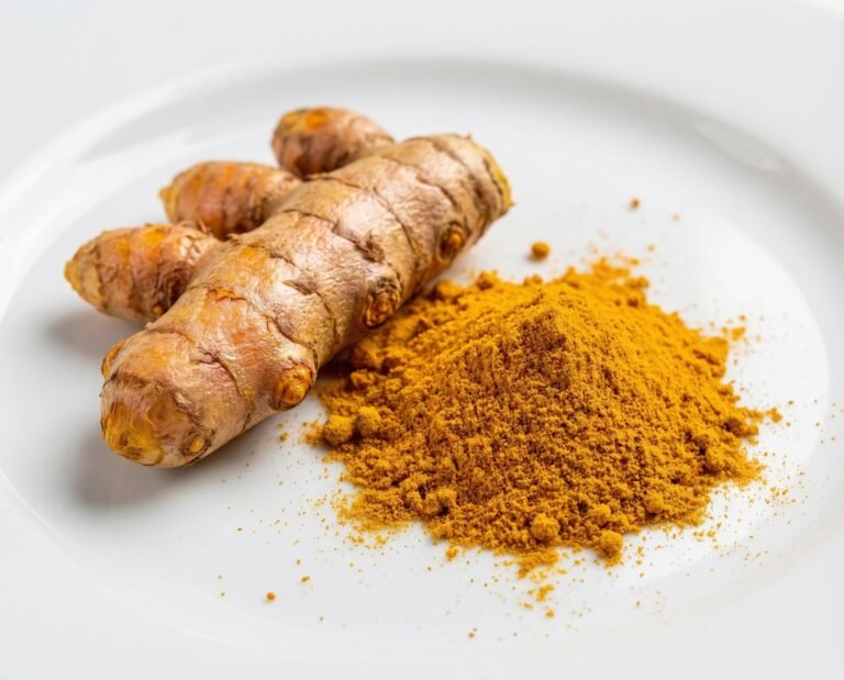 Turmeric root and curcumin powder — anti-inflammatory spice